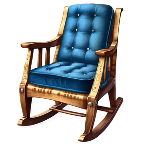 Indoor Rocking Chair Png 06122024 PNG image