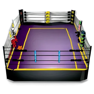 Indoor Wrestling Ring Scheme PNG 06202024