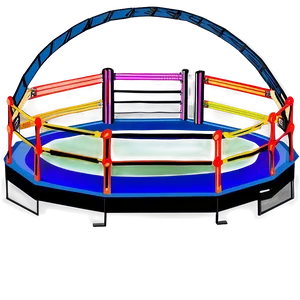 Indoor Wrestling Ring Scheme PNG 88 PNG