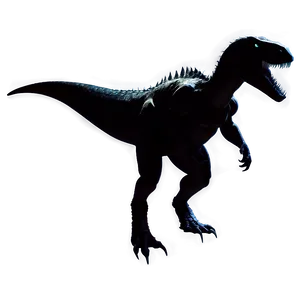 Indoraptor Silhouette PNG Quf