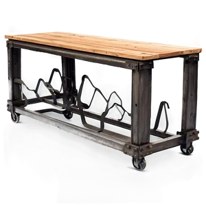 Industrial Bar Table PNG Mgs