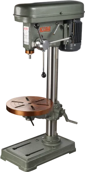 Industrial Bench Drill Press PNG image