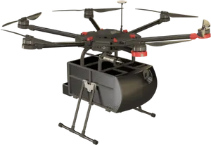 Industrial Cargo Drone PNG image