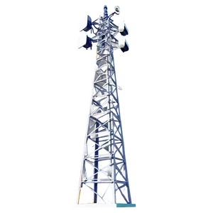 Industrial Cell Tower PNG 06212024