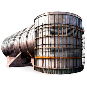 Industrial Cooling Tower PNG Cut PNG