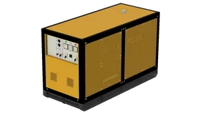 Industrial Diesel Generator Unit PNG