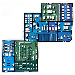 Industrial Facility Floor Plan PNG 18 PNG