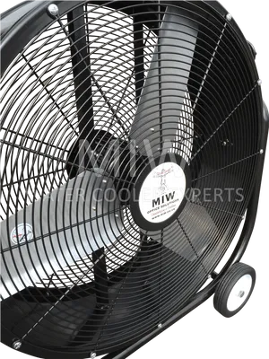 Industrial Floor Fan Black