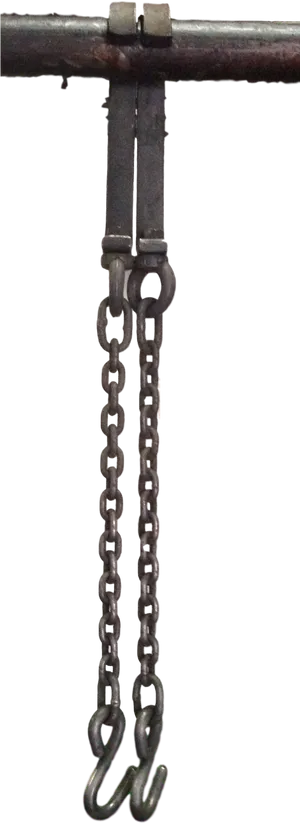 Industrial Hookand Chain PNG image