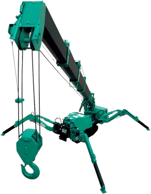 Industrial Knuckle Boom Crane PNG