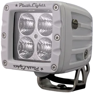 Industrial L E D Flashlight Mounted PNG image