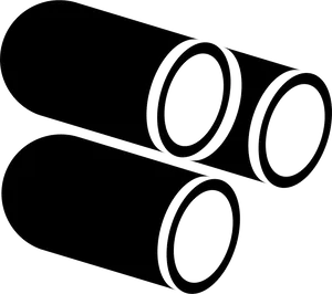 Industrial Pipes Vector Illustration PNG