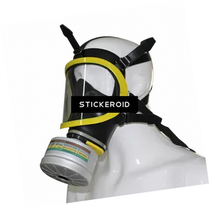 Industrial Respirator Mask Mannequin PNG image