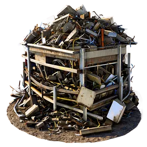 Industrial Scrap Metal Heap Png 48 PNG image