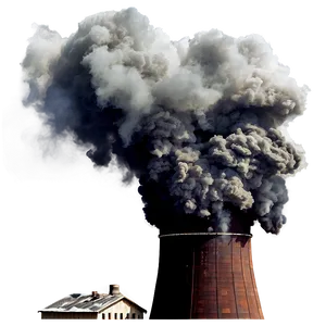 Industrial Smokestack Blast PNG Ddr54 PNG