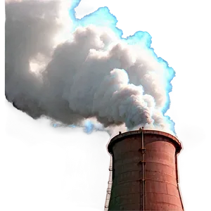 Industrial Smokestack Blast Png Ibh PNG image