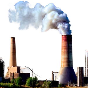Industrial Smokestack Blast PNG Txm8 PNG