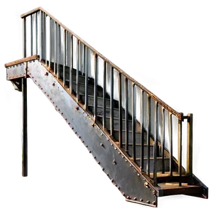 Industrial Staircase Png 06122024 PNG image