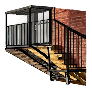 Industrial Style Balcony Png 97 PNG image