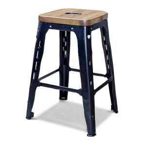 Industrial Style Barstool Png 06282024 PNG image