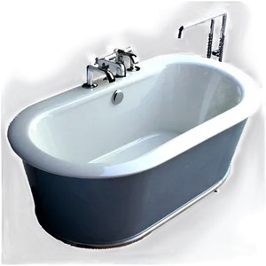 Industrial Style Freestanding Tub PNG Uig13