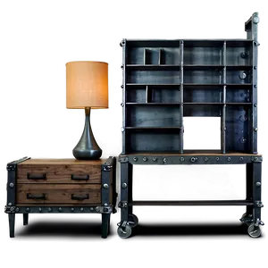 Industrial Style Furniture PNG 05242024