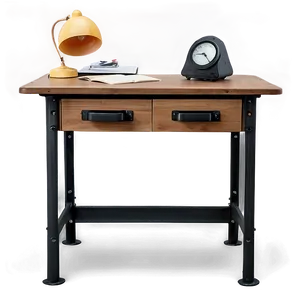 Industrial Style Student Desk PNG Gpj98 PNG