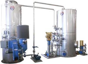 Industrial Water Heating System PNG