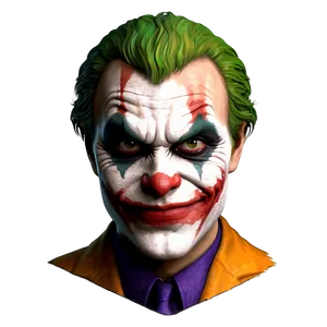 Infamous Joker Smile PNG 06122024