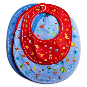 Infant Bib Illustration PNG 06292024