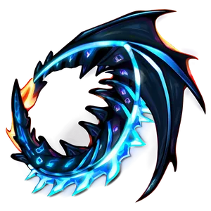 Inferno Dragon Wings Illustration PNG 06122024