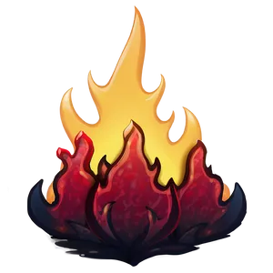 Inferno Fire Emoji Representation Png 05042024 PNG image