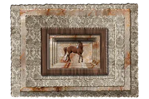 Infinite Horse Frame Illusion