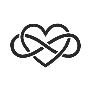 Infinity Heart Icon PNG image