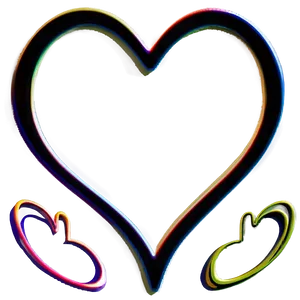 Infinity Heart Outline PNG 39