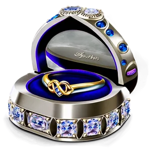 Infinity Ring Box PNG 06282024