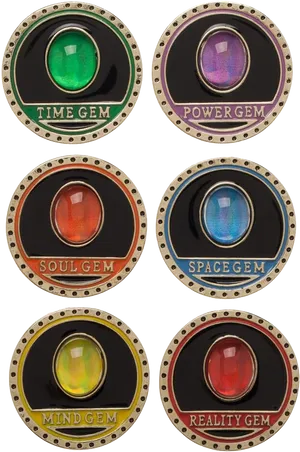 Infinity Stones Collection PNG image