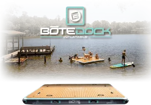 Inflatable Bote Dock Lake Recreation PNG image
