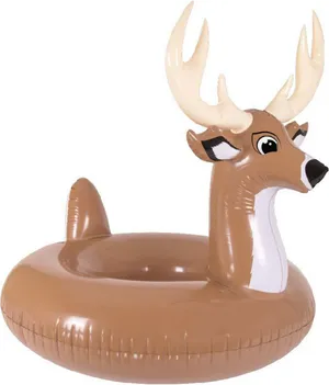 Inflatable Deer Pool Float PNG image