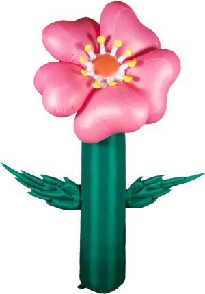 Inflatable Pink Camellia Flower PNG image