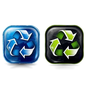Infographic Style Recycle Icon Png 05252024 PNG image