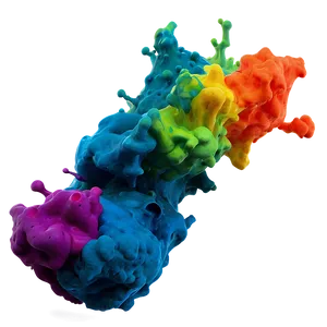 Ink Color Splash PNG 06252024