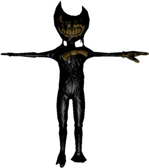 Ink Demon Bendy Standing PNG image