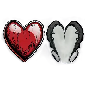 Ink Drawn Heart PNG 60 PNG