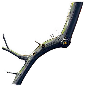 Ink Sketch Twig PNG 36