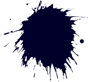 Ink Splash Silhouette Graphic PNG