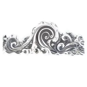 Ink Wave Pattern PNG 80