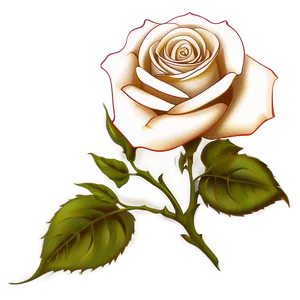 Inked Rose Tattoo Drawing PNG Unp58 PNG