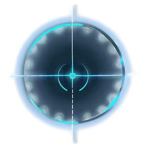 Innovative Dot Crosshair PNG Nua