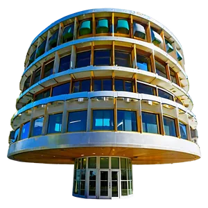 Innovative Library Building PNG 64